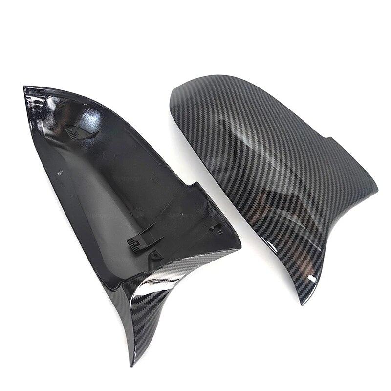 M Look Mirror Cover for BMW 5 6 7 Series F10 F11 F18 F07 F06 F12 F13 F01 F02 LCI RearView Carbon Fiber Pattern Mirror Case