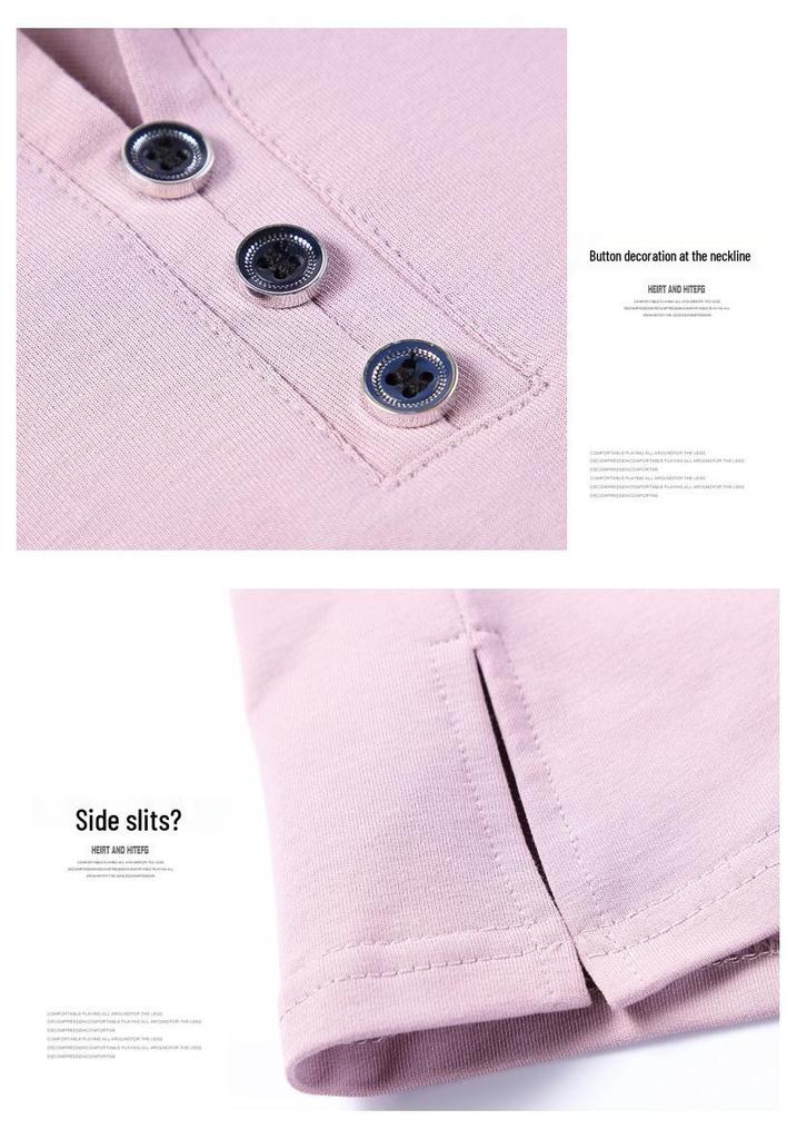 Damen Slim Fit Kurzarm Poloshirt aus Baumwolle - Elegantes einfarbiges Sommer-Basics