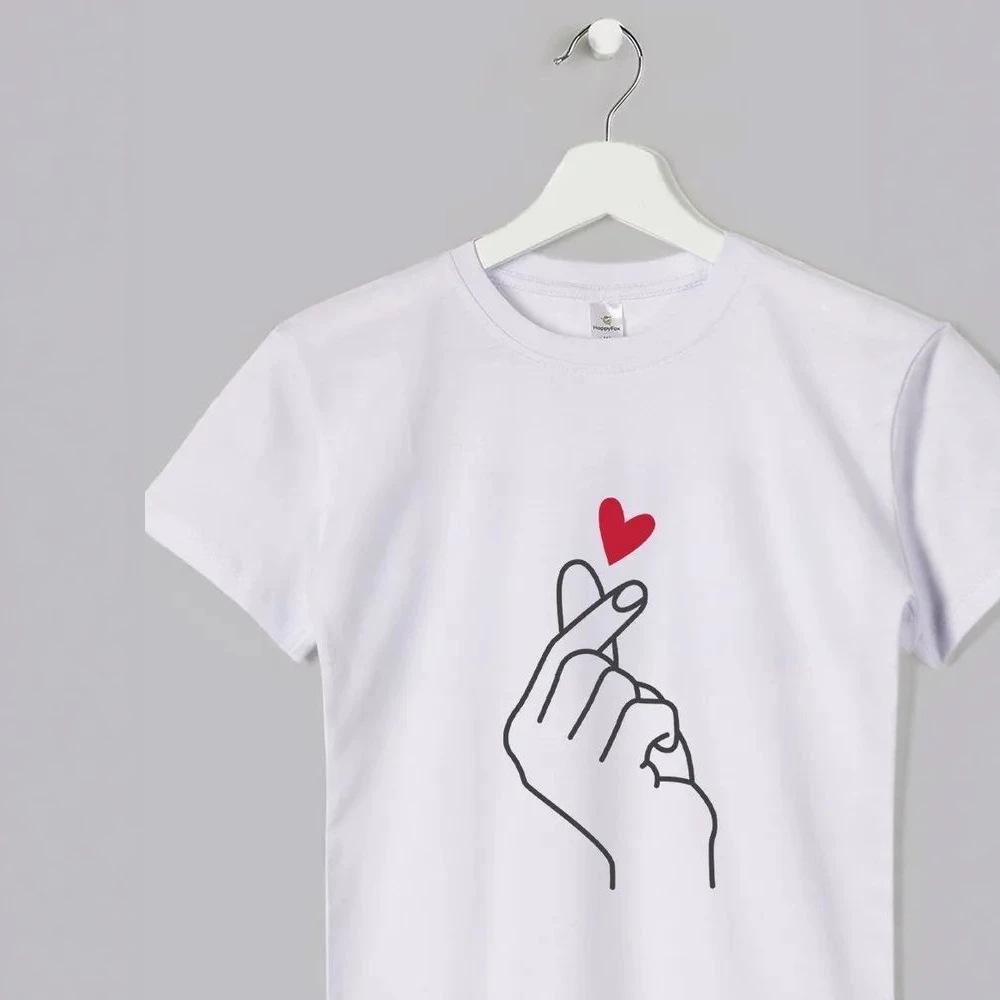 Comfortable Cross Heart Print Short Sleeve T-Shirt for Kids - Versatile, Casual, and Simple (Small, Medium, Large)