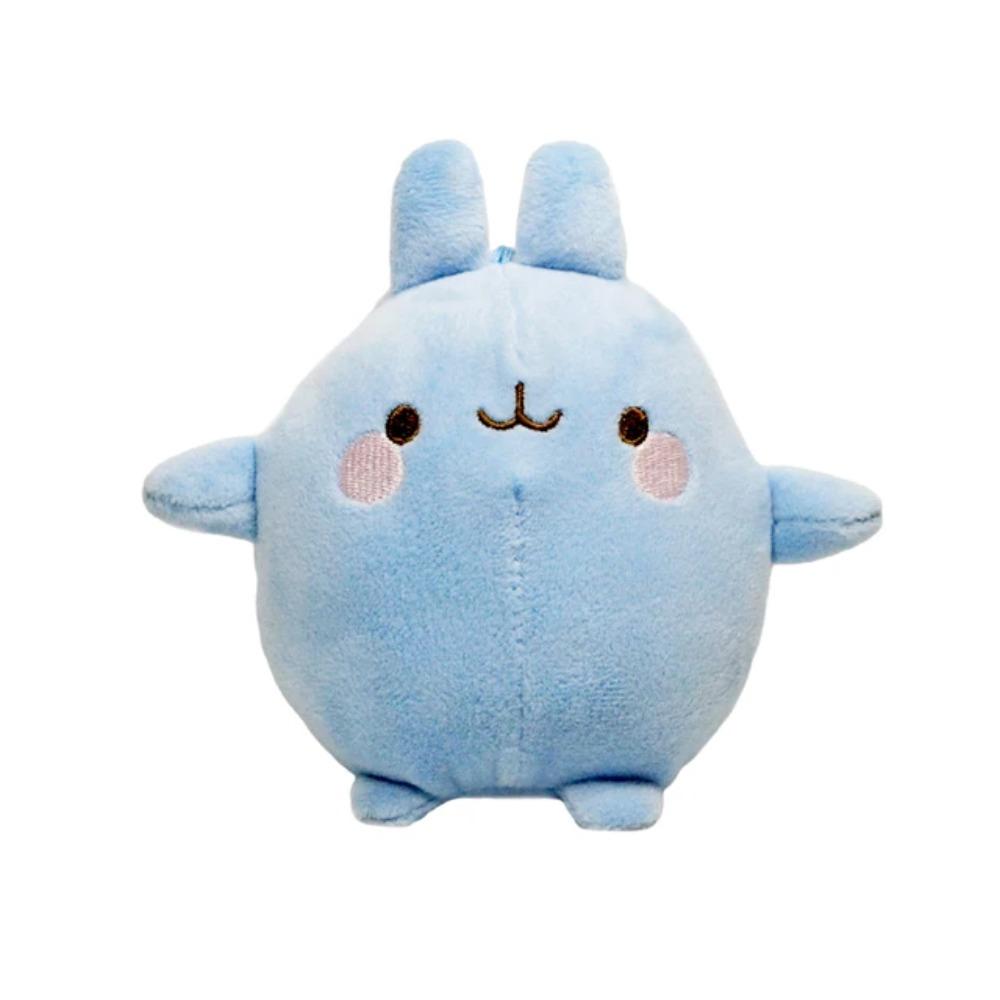New Genuine 14cm Molang Piu Piu Kawaii Cute Plush Chick Rabbit Keychain Pendant Toy Anime Cartoon Soft Stuffed Dolls Child Gifts