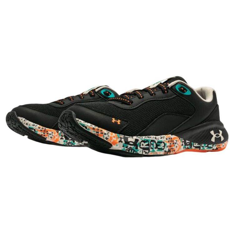 Under Armour Charged Vantage 1 Printed Sports Cushioning Soft Rebound Lightweight Low-Top Casual Running Shoes Women Sneaker Black 3027033-001