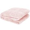 Couverture - SPRINGOS - 200x220 Cm - Douce - Rose - Polyester Avec Texture