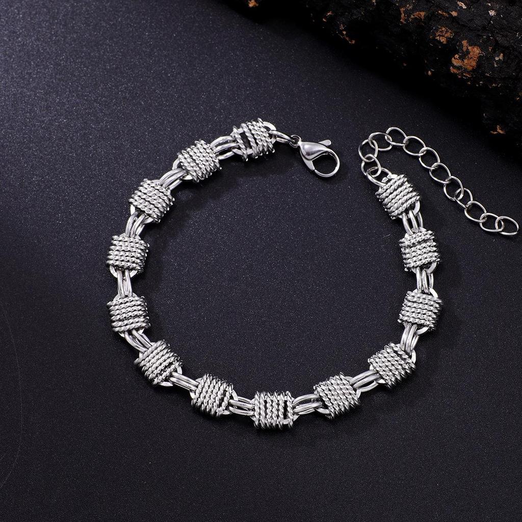 European Retro Stainless Steel Hip Hop Cuban Unisex Jewelry