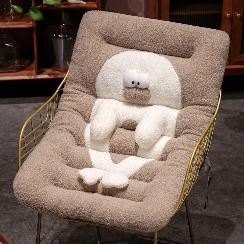 Winter Thickened Tatami Lazy One-Piece Seat Cushion Office Lunch Break Soft Butt Pad Student Warm Chair Cushion
