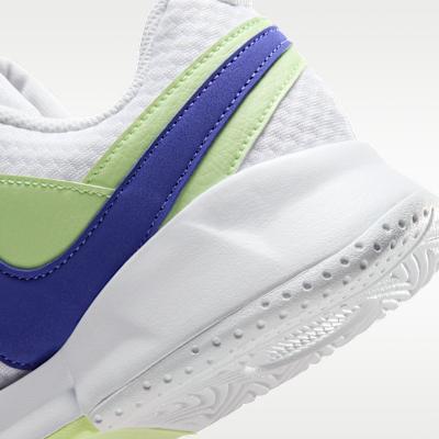 Nike Court Lite 4 White Light Liquid Lime Sapphire (Women's)