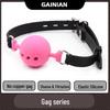 Silicone Erotic Bondage Gag Toy - European & American Oral Passion Prop