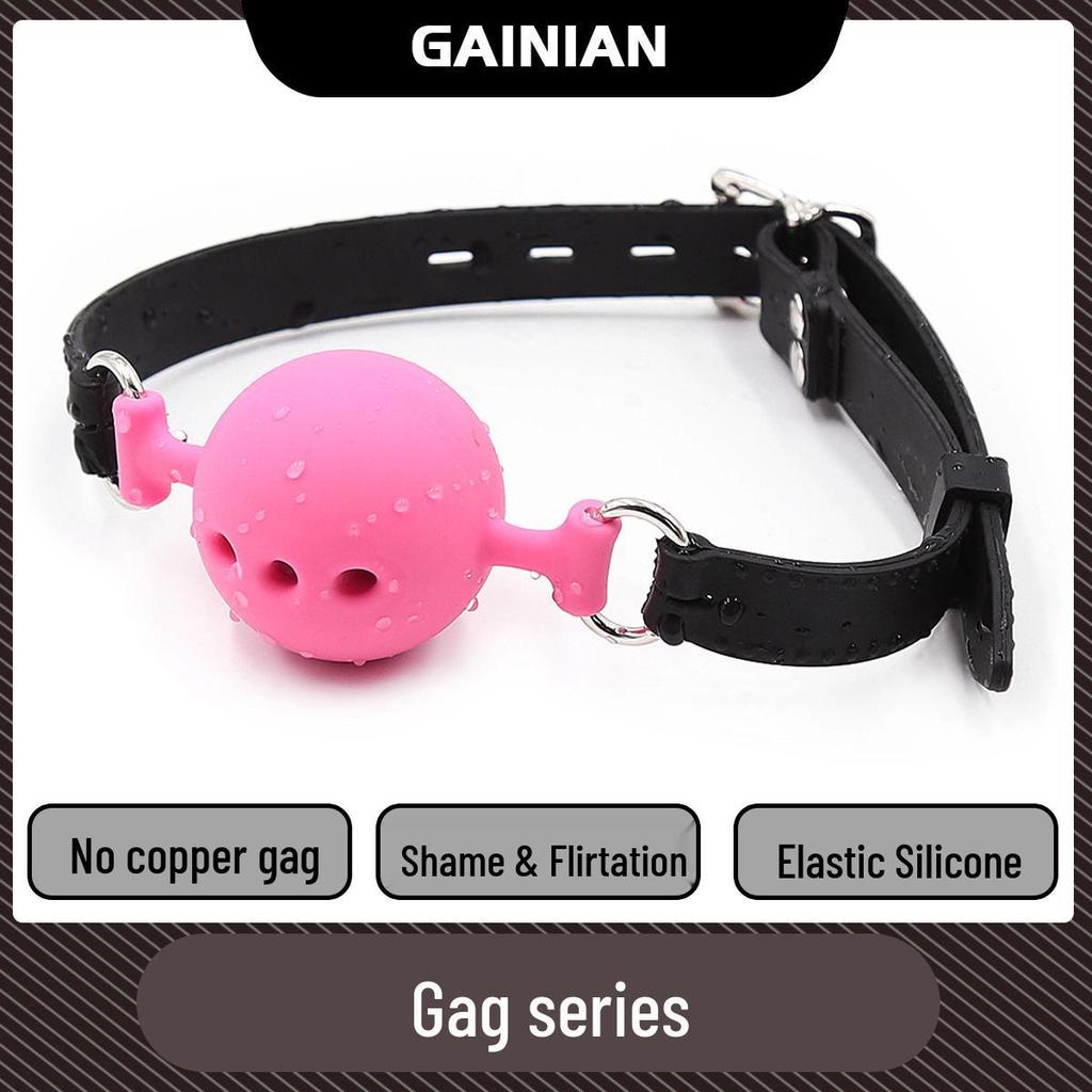 Silicone Erotic Bondage Gag Toy - European & American Oral Passion Prop