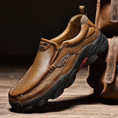 Herren Echtleder Schuhe Luxus Plateau Freizeit Sneaker Tennis Loafer Mokassins Wandern Outdoor Trekking Für Herren Trends 2024