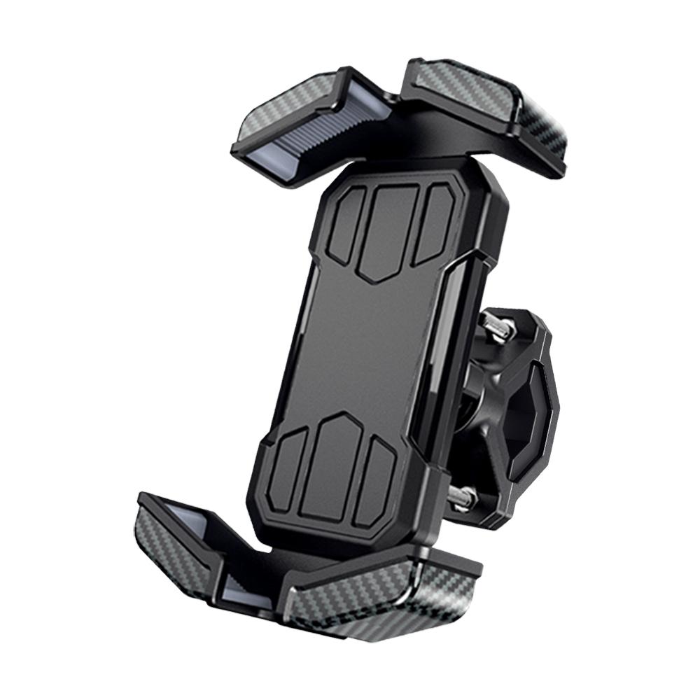 

Держатель для телефона на велосипед Xnyocn с обзором 360°, универсальный держатель для телефона на велосипеде для мобильного телефона 4,7–7 дюймов, противоударный кронштейн, зажим для GPS чёрный