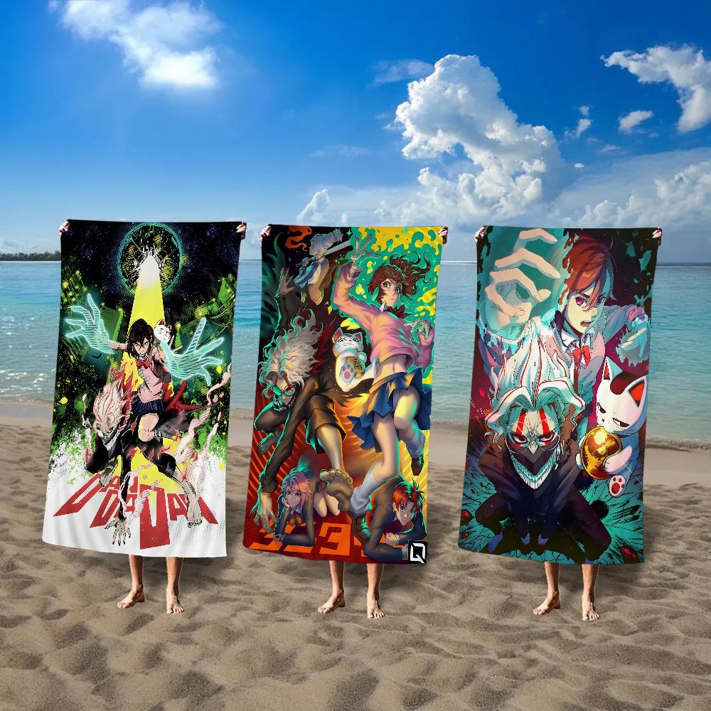 Classic Anime D-Dandadan Beach Towels Shower Towel Sauna Travel Spa Microfiber Quick Dry Gym Accessories Cute Room Decor