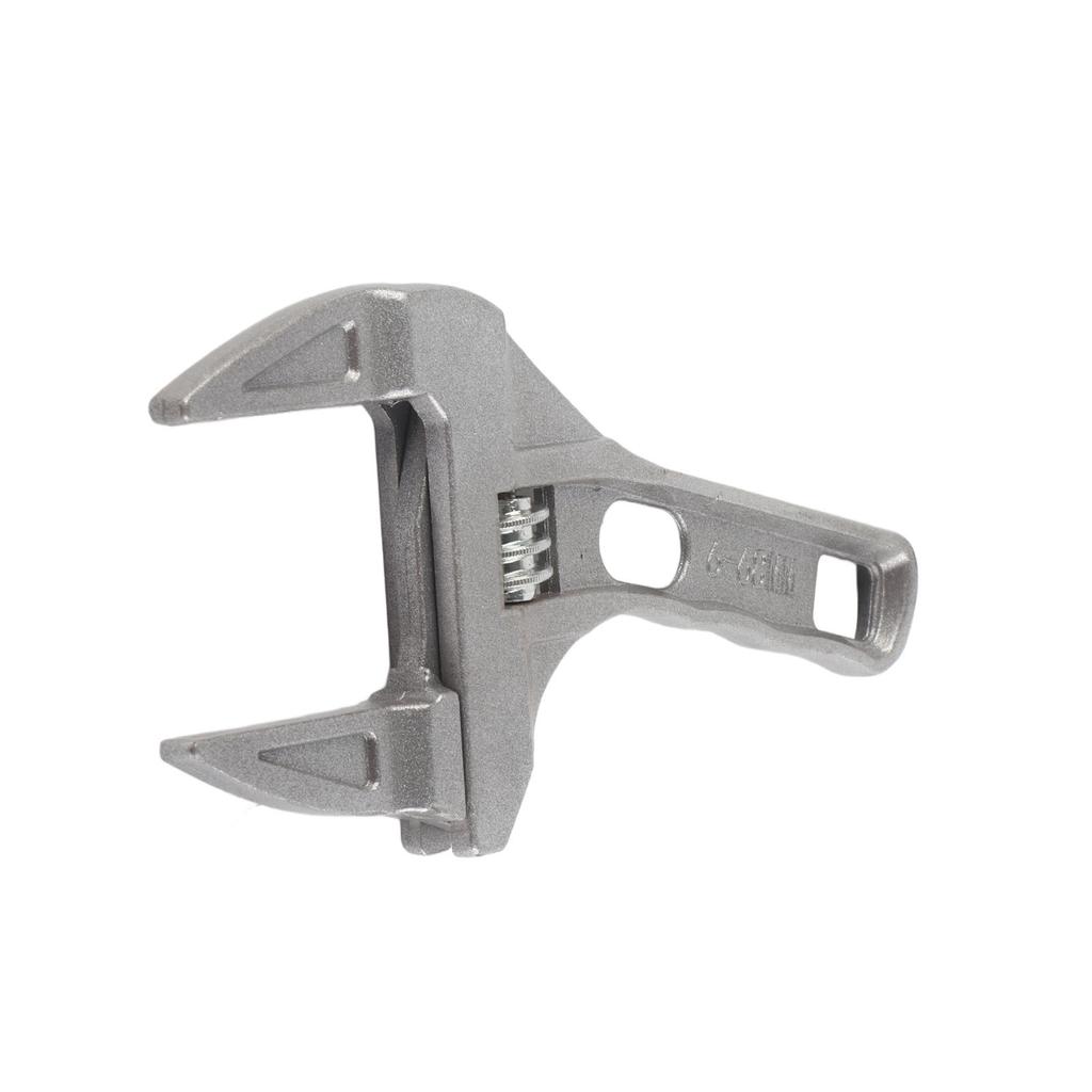 Badezimmer-Schlüssel Aluminium Verstellbarer Schlüssel mit großer Öffnung für Badezimmerbecken-Abflussreparaturwerkzeuge