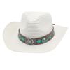 Adjusting Soft Denim Straw Hat Ethnic Style Big-brimmed Top Hat New Men's and Women's Outdoor Sun Hat