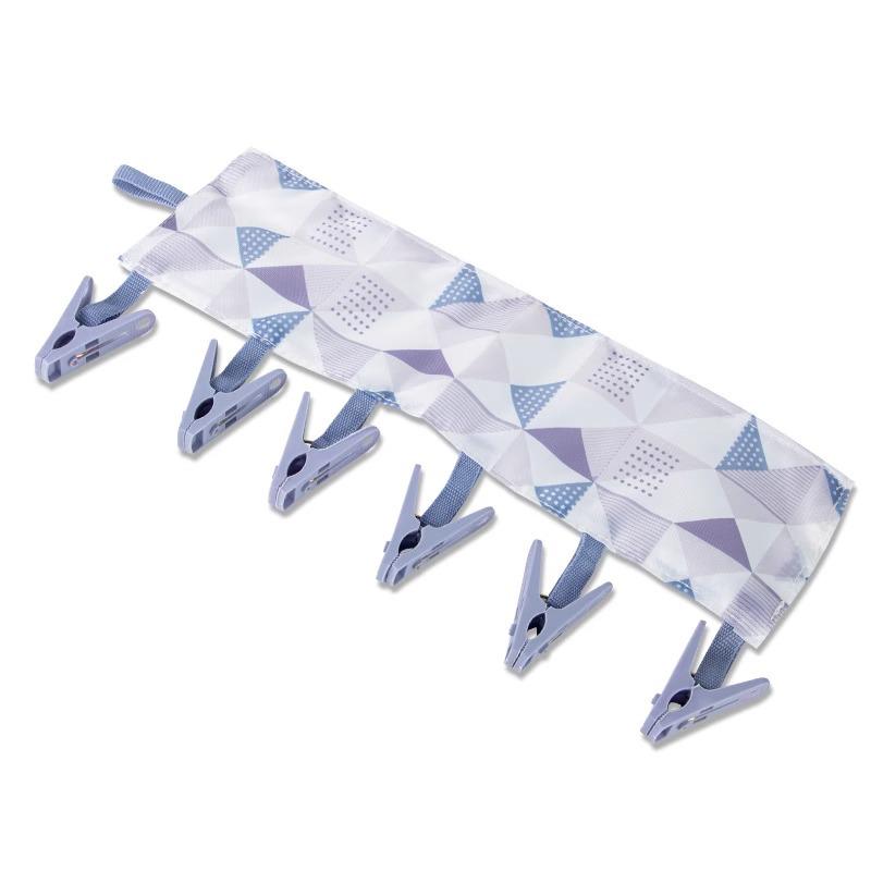 

Portable Foldable Clothes Hanger with Drying Clips for Travel, Business Trips, Hotels, Motels, and Dormitories