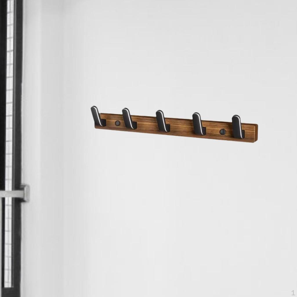 Coat Hat Rack Wall Hooks for Coats Clothing Hanger Mounted