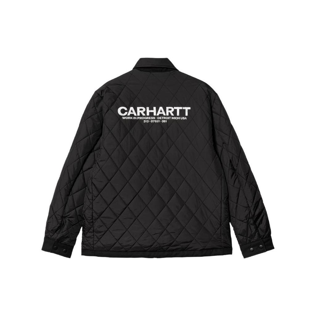 Carhartt WIP FW22 Madera Jacket Classic Solid Color Vintage Workwear Zip Double-Sided Waterproof Detroit Jacket Men Jackets Black I030829-0D2-XX