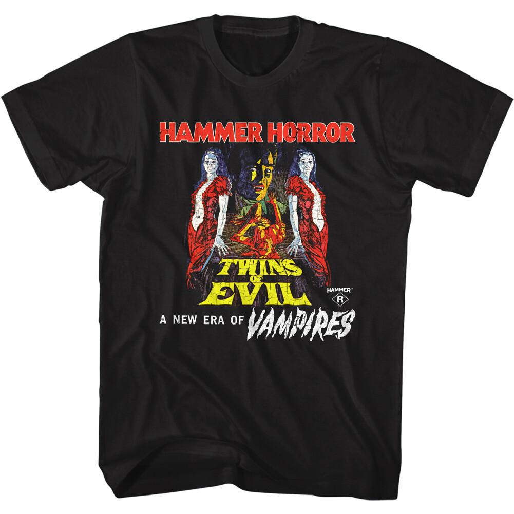 Hammer Horror Twins Of Evil A New Era Of Vampires Men T Shirt XL