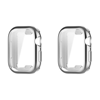 TPU Case Soft Dustproof Protection Case for Apple Watch Series 10 42mm (Silver)