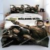 Horror TV The Walking Dead Lincoln Bedding Set Boys Girls Twin Queen Size Duvet Cover Pillowcase Bed Fashion Home Textileextile