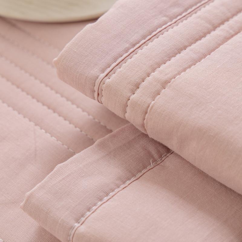 Solid Color Sofa Cushion Four Seasons Korean Style Small Fresh Pure Cotton Fabric Non-slip Cotton Cushion Universal Sofa Cover Cover