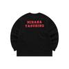 FILA X MIHARA YASUHIRO MIHARA YASUHIRO Collaboration Collection T Shirts Men's Jet Black Crew Neck Moderate Straight Fit F11M213212F-BK