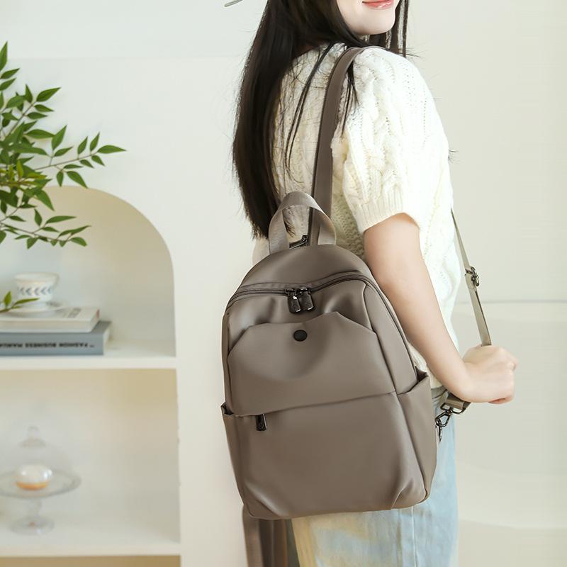 Schoolbag1011 New Mini Backpack Women's Light Small Backpack Commuter Leisure Travel Bag Simple and Versatile Student School Bag