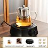 Electric Ceramic Glass Teapot Stove - Compact Heating Tea Set