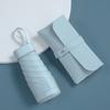 Pocket Umbrella Durability Iron Fiber Constructions UV Sun Umbrella Rain Umbrellas for Outdoor Activities and Commuting