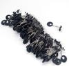 MNFT (12 Set=72 Pcs) Cylindrical Oval Rubber Fishing Bobber Float Space Beans