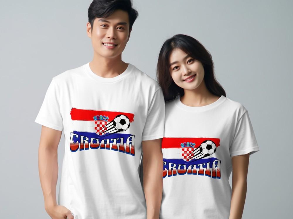 

Croatia Football T-Shirt European Tournament Unisex Soccer TShirt Euros 2024 S
