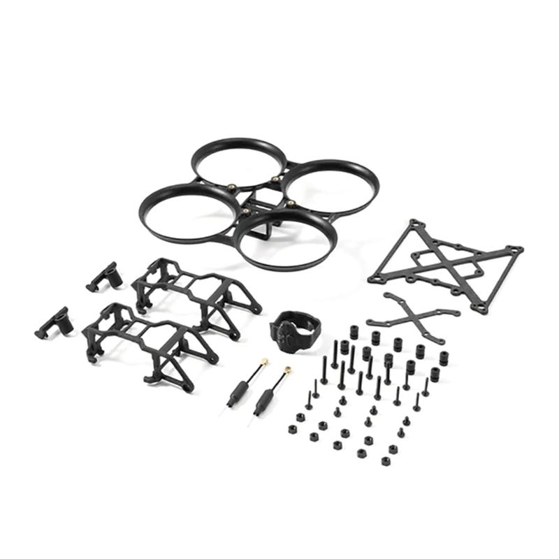 Air Brushless Whoop Frame Kit with Motor Fix Slot&Gaskets,  Light Weight, Lowered Profile, for DIY 90mm 1S Whoop Drones