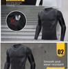 Herr Löpar-T-shirt Snabbtorkande: Andningsbar, Hög Elasticitet, Svettavledande Fitness Topp