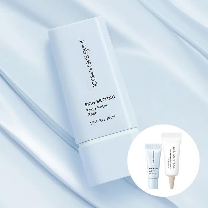 Jung Saem Mool Skin Setting Tone Filter Base (Tone Filter Base 3ml + Ampoule Sun 5ml Gift) Tone filter base