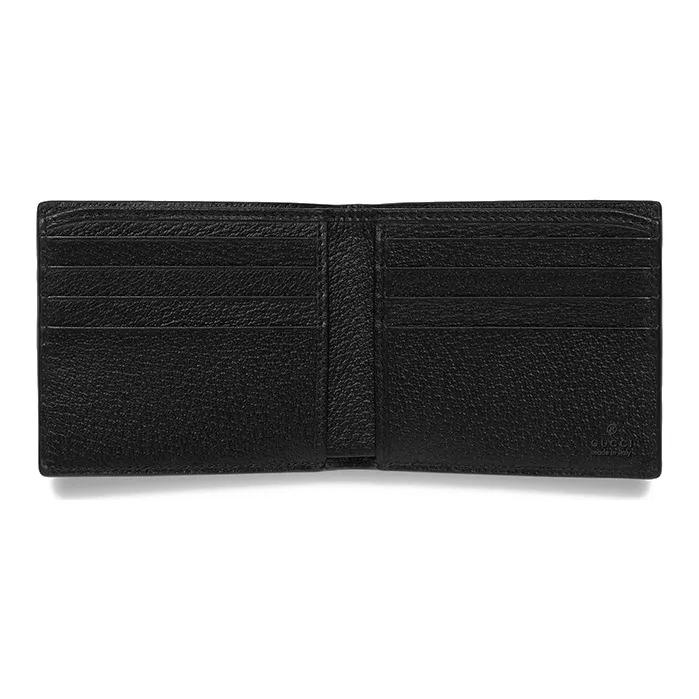 GUCCI Off The Grid OTG Eco Collection Trendy Recommendation Nylon and Leather Combination Wallet Men's Style Black