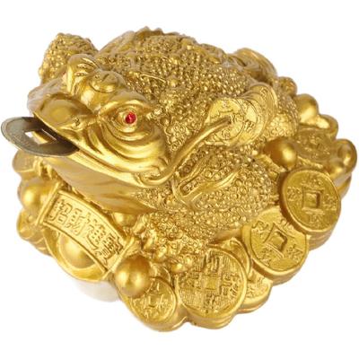 Garosa Money Frog, Chinese Feng Shui Wealth Happy Toad Home Office Decoration Good Luck Gift Fortune Decor,for Family Decoration Photographic Prop