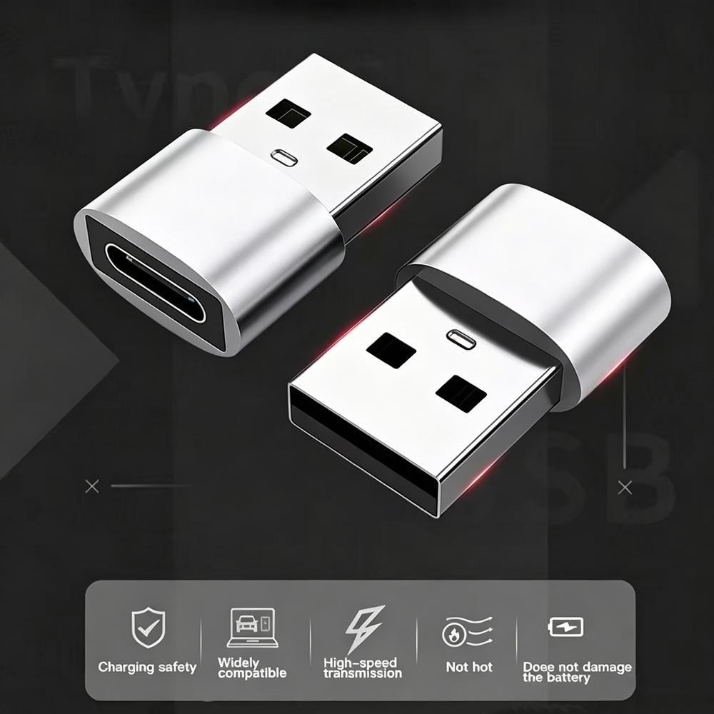 4Pcs USB To Type C OTG Adapter USB USB-C Male To Micro USB Type-c Female Converter For Macbook Samsung S20 USBC OTG Connector 3