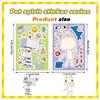 8 Cartoon Doro Cat Series Face Change Stickers Make A Face Waterproof Hand Account Stickers DIY Decorative Stickers