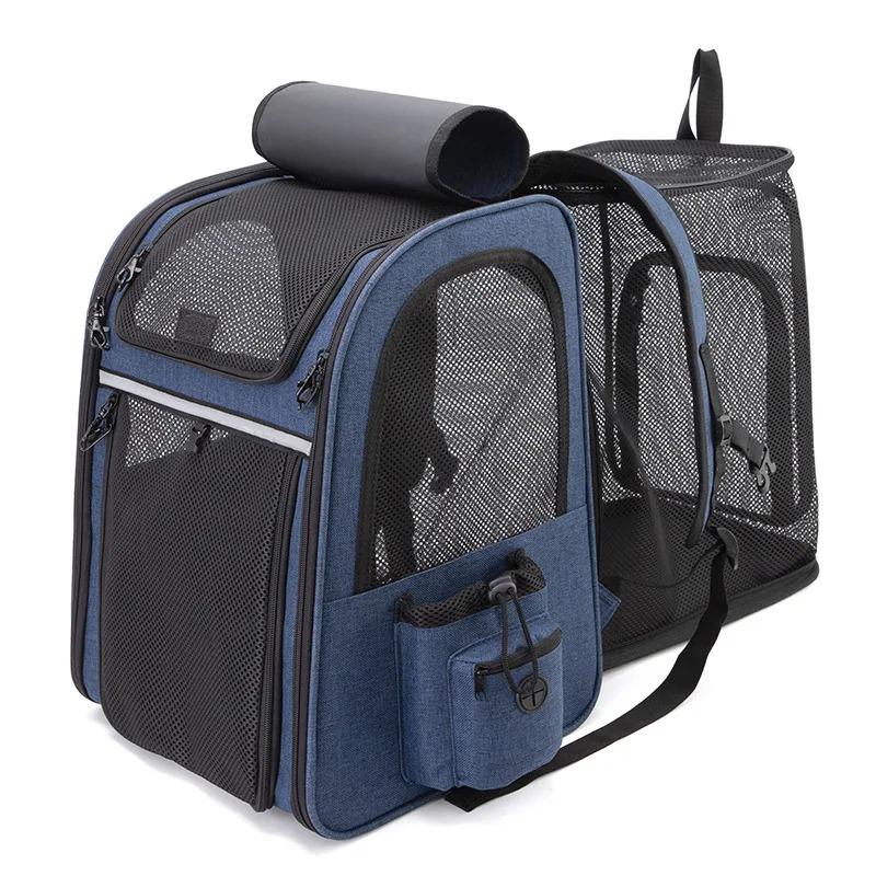 Pet Bag Double Shoulder Bag Cat Portable Breathable and Comfortable When Going Out To Expand The Large Capacity of Dog Backpack
