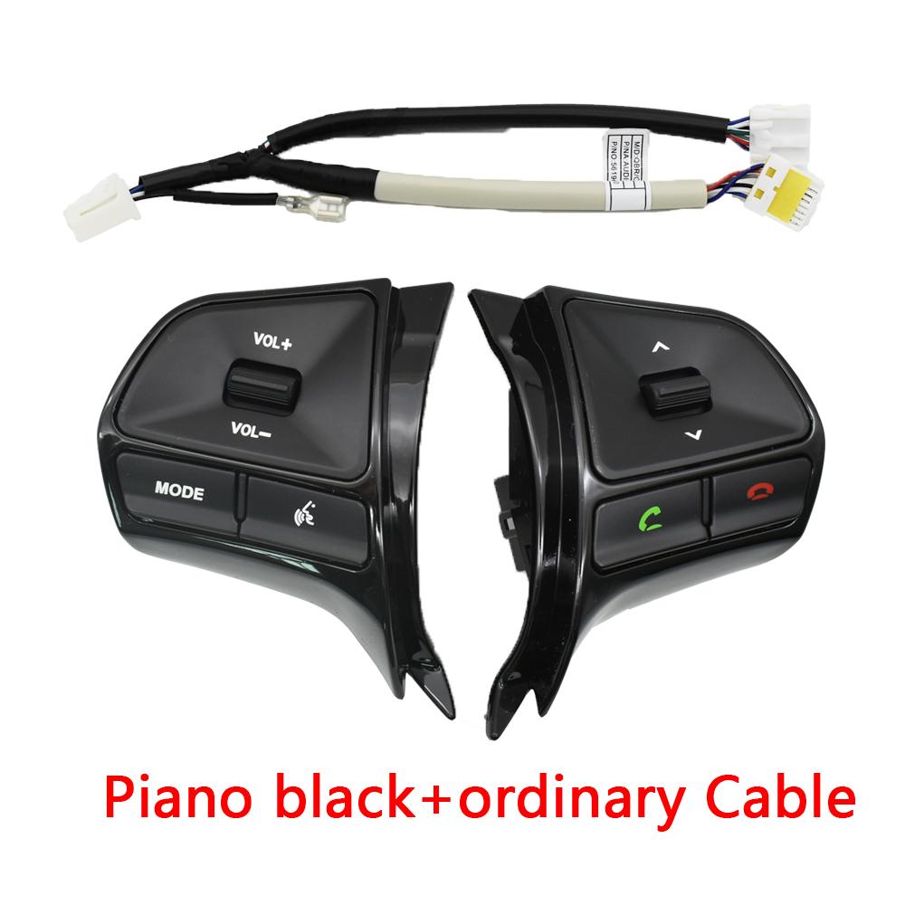 New Car Steering Wheel Control Button For KIA K2 RIO 2011-2014 Audio Bluetooth Phone Volume Switch Replace Auto Parts