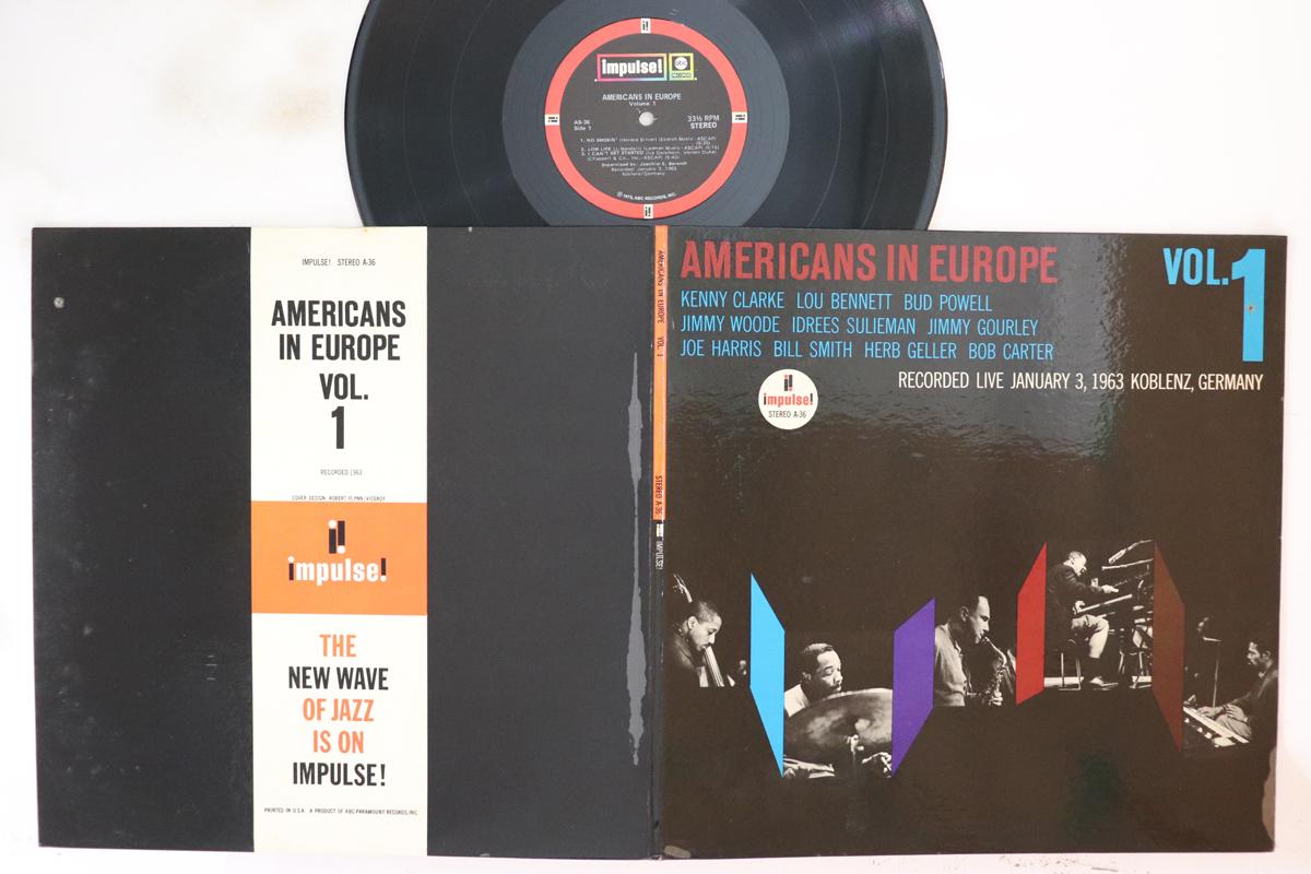 

LP Record VARIOUS Americans In Europe Vol.1 A36 IMPULSE 1968 US Jazz Used