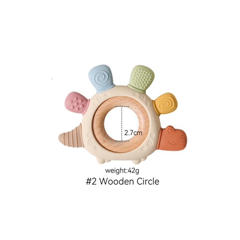 BPA Free Silicone Baby Teether Baby Toys 0 to 12 Months chewing Teething Toys Crab Multicolor Teether Baby Silicone Toys Gift