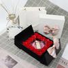 Square Double Door Bowknot Design Jewelry Lipstick Gift Packaging Display Case