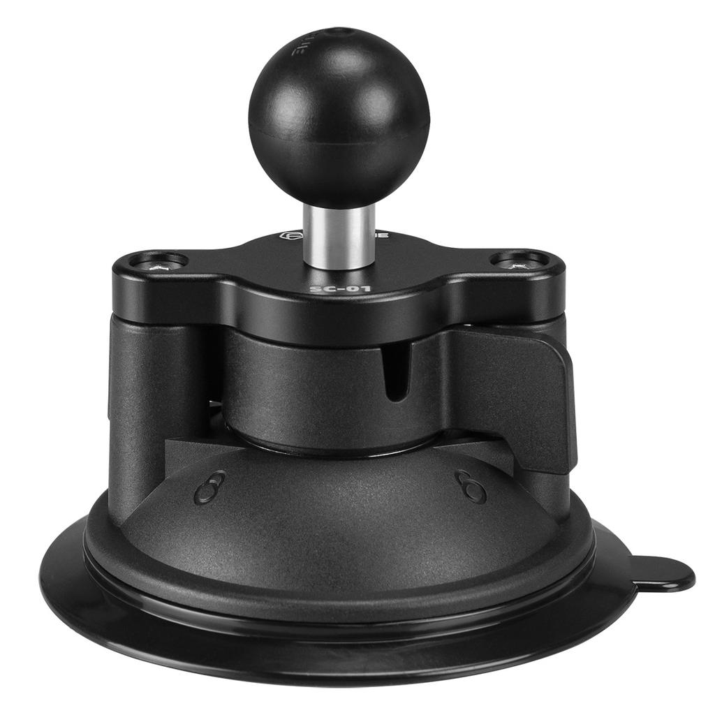 FANAUE 1 Inch 25mm Ball Base Mount Single Suction Cup RAM Mobile Phone Holder with Twist Lock