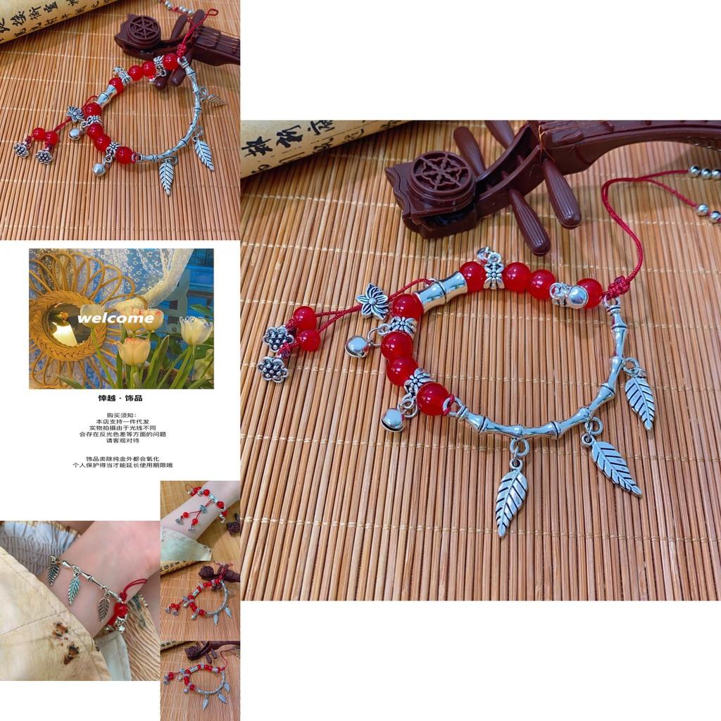 Vintage Style Alloy Plated Floral Bracelet Unique Geometric Hand Jewelry For Women