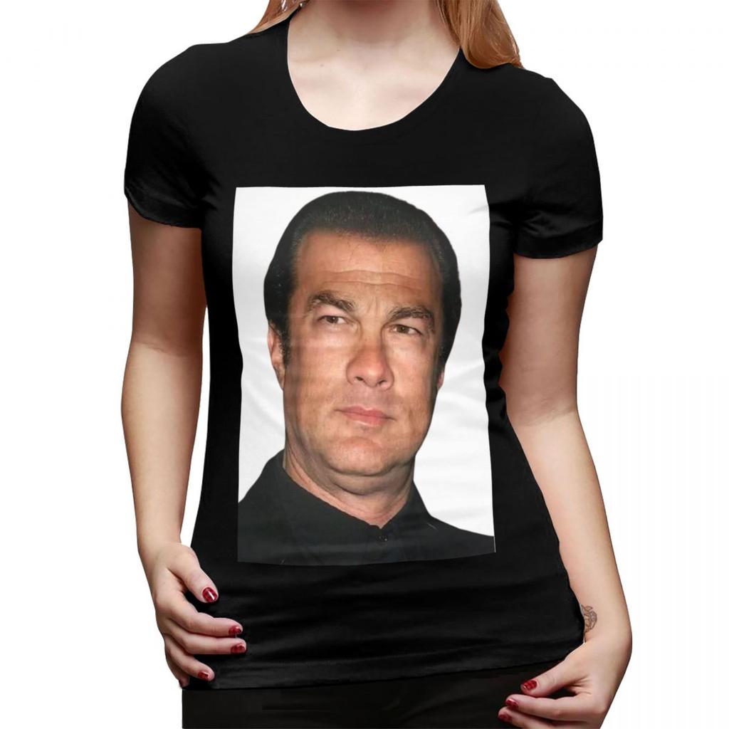 Steven Seagal TShirt for Women ONeck Streetwear T Shirts Womens Tees Short Summer Clothes Tops