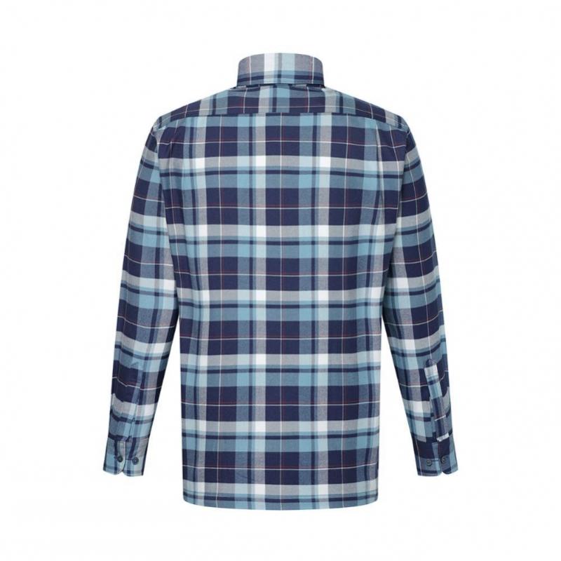 Daks Medium Check Fleece Regular Fit Casual Shirt Dmw3shcl122n1