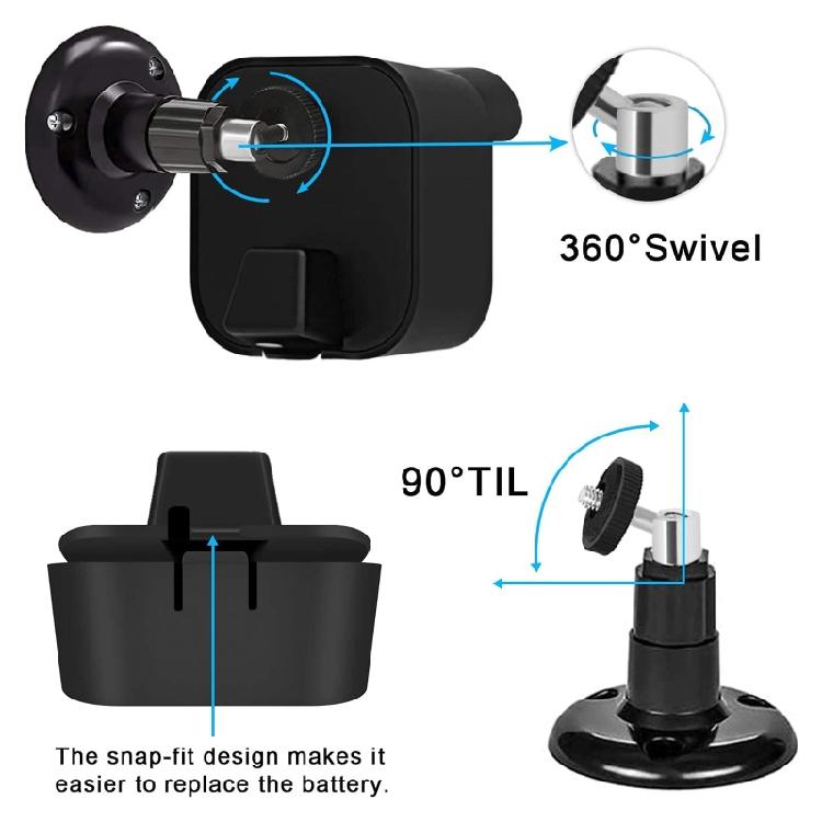 For All-New BlinkOutdoor Camera Weatherproof Protective Cover 360 Degree Adjust