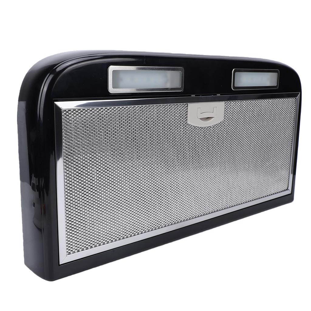 Campana extractora para autocaravana 3 velocidades ajustables 12V Campana extractora de cocina con pantalla táctil Luz LED para autocaravanas Yates Pequeña