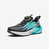 Anta Kids Flame Trendy Fashion Lightweight Shock Absorbing Low Top Running Shoes Men Running Shoes Black Green 312515517-2