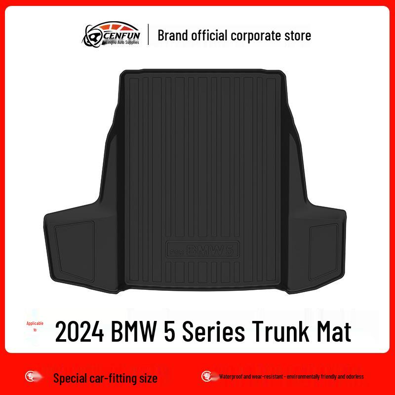 

Совместимый TPE коврик в багажник для BMW 5 серии 2024 года: Экологичный, Водонепроницаемый, Износостойкий, С рисунком из углеродного волокна. No Specification