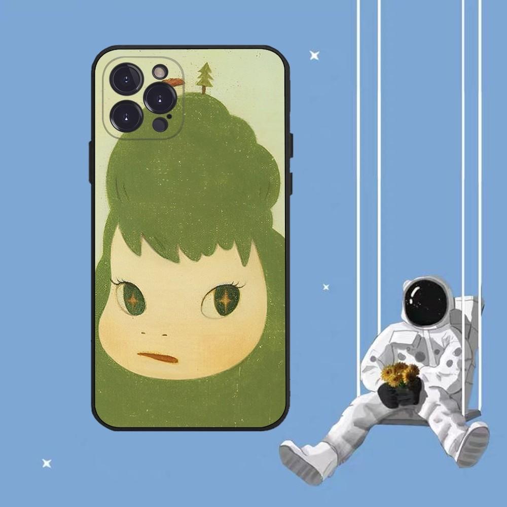 Yoshitomo Nara Phone Case For iPhone 14 11 12 13 Mini Pro XS Max Cover 6 7 8 Plus X XR SE 2020 Funda Shell